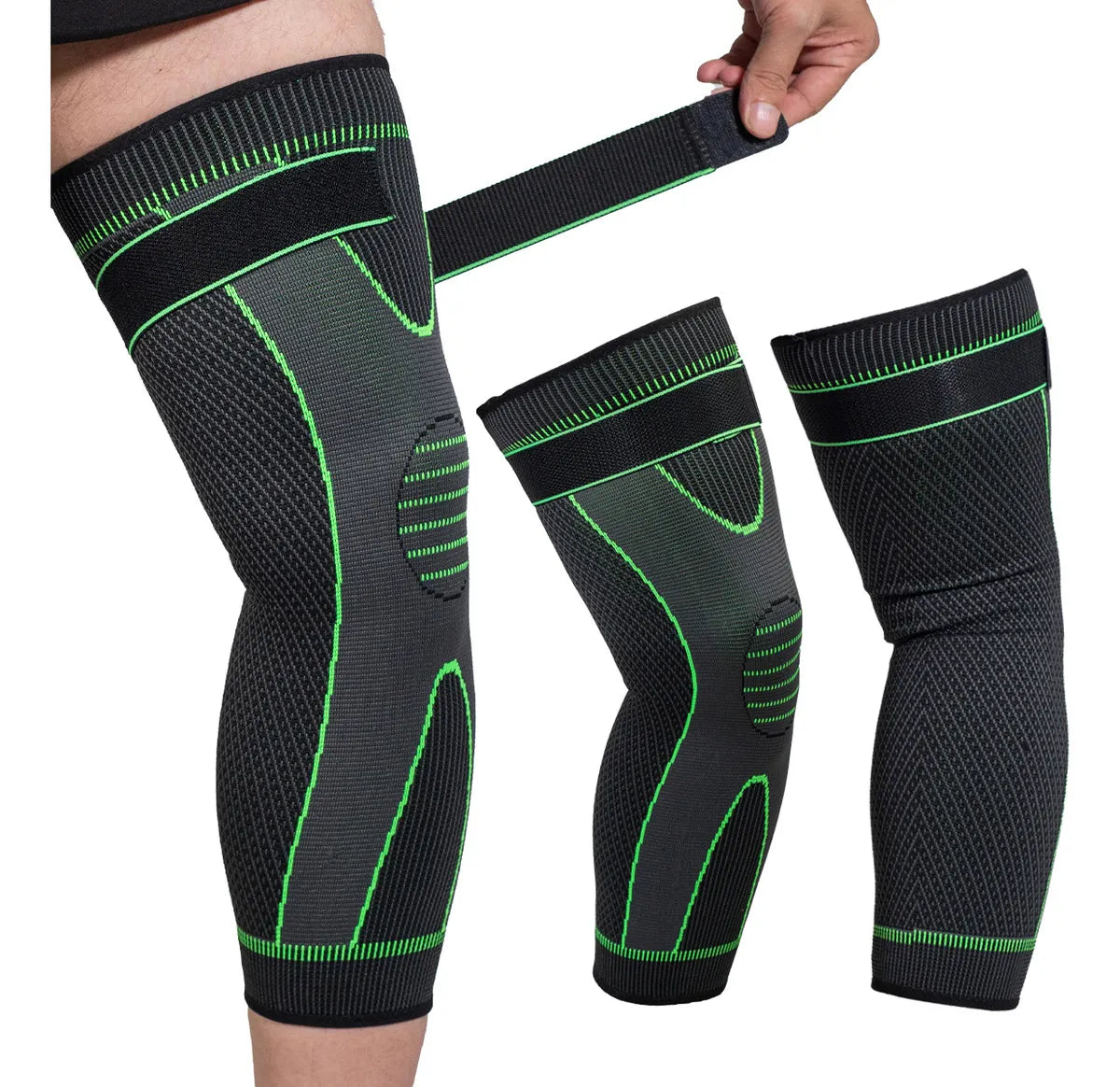 Adjustable Knee Pads for Pain Relief, Sports Protection Brace for Running, Gym, and Outdoor Use
